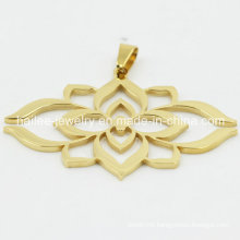 Hot Sale Stainless Steel Flower Pendant